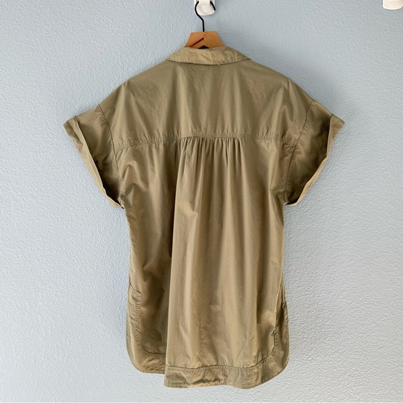 Pilcro short-sleeve reworked ruffled blouse top - Picture 4 of 4